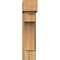 Ekena Millwork Westlake Block Rough Sawn Bracket w/ Offset Brace, Western Red Cedar, 8"W x 22"D x 34"H BKT0806X22X34WTL05RWR - alternate 2